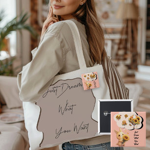 Botón de conejito bebé lindo y girasol