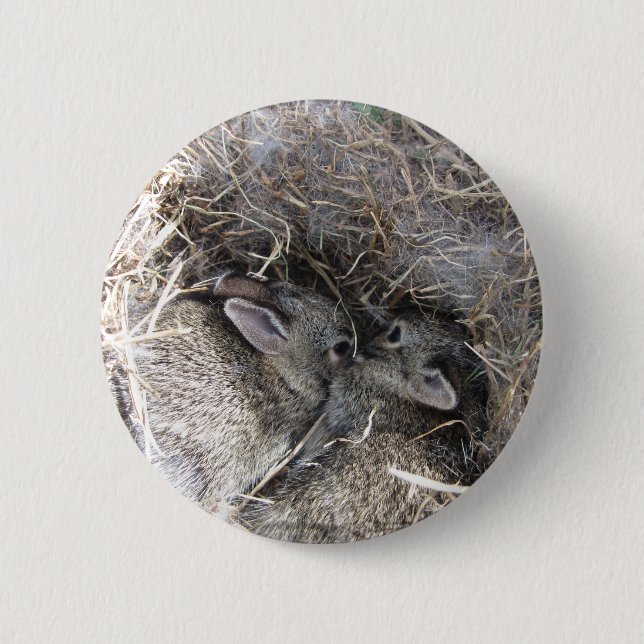 botón de conejitos para bebés salvajes (Anverso)