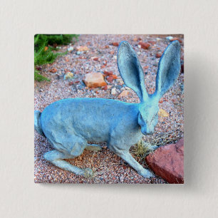 botón de conejo de buena suerte