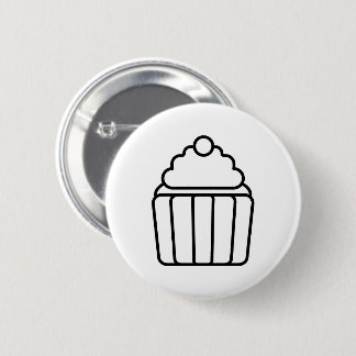 Botón de Contorno de Cupcake Minimalista
