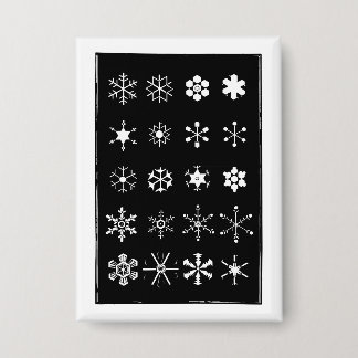 Botón de copos de nieve