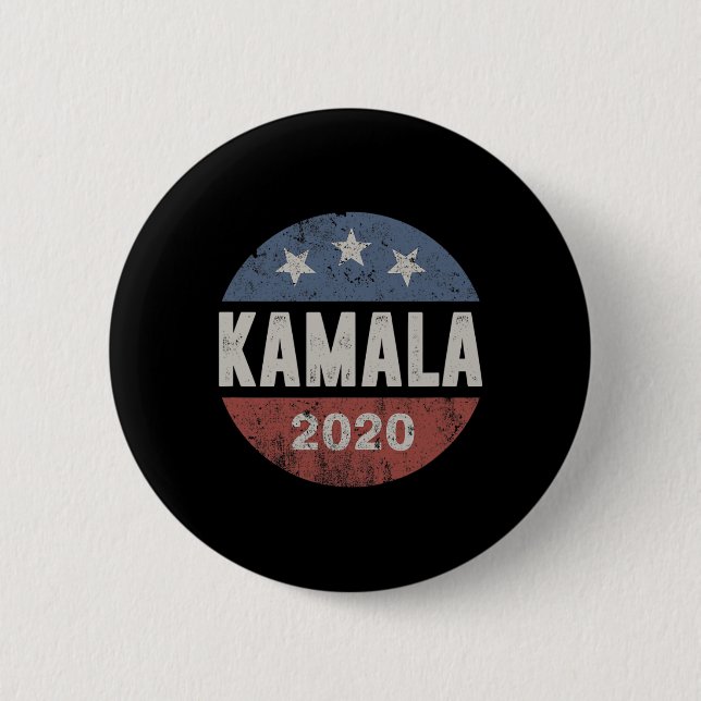 Botón de cosecha Kamala Harris 2020 (Anverso)