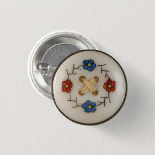 botón de coser de cosecha de cosecha de cosecha