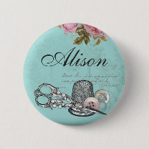 Botón de costura de la insignia conocida del tema