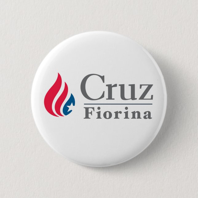 Botón de Cruz/Fiorina 2016 (Anverso)