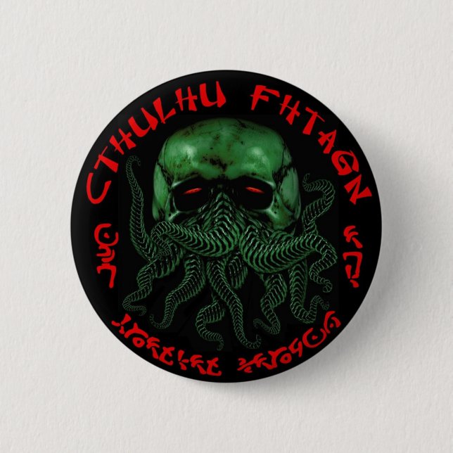 Botón de Cthulhu Fhtagn (Anverso)