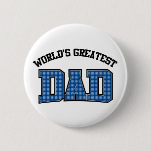 Botón de Cuadros El Mejor Papá del Mundo