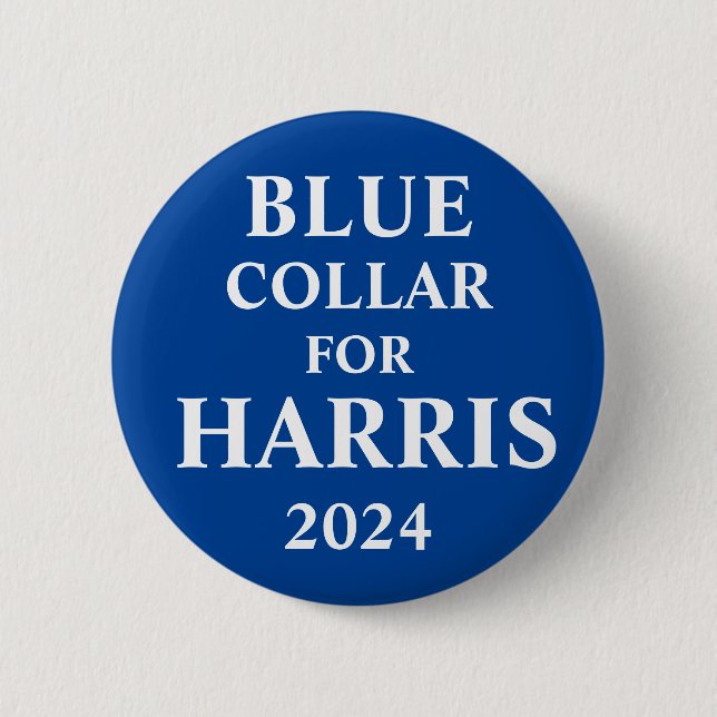 Botón de Cuello Azul para Harris (Anverso)