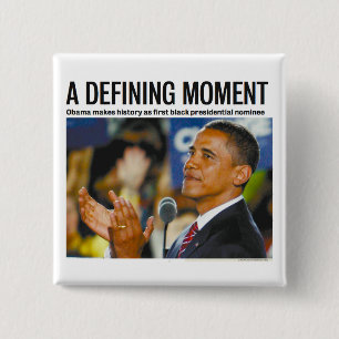 Botón de definición del momento de Obama