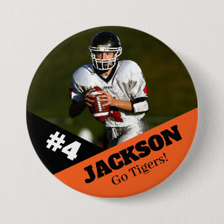 botón de deportes de foto personalizado / fútbol d