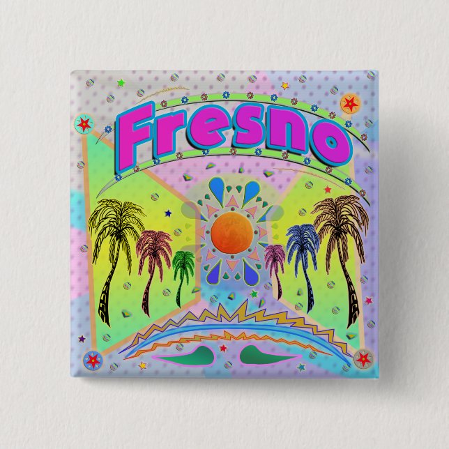 Botón de deseo de calma de Fresno (Anverso)