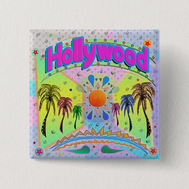 Botón de deseo de Hollywood Calm (Anverso)