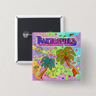 Botón de destino de vacaciones de Bakersfield