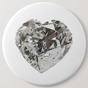 Botón de Diamante de Corazón