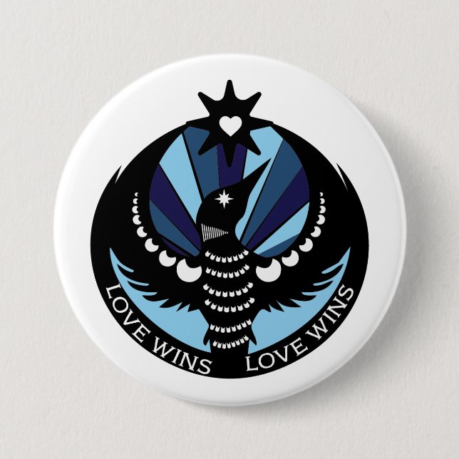 botón de diseño de Loon de la Resistencia de Minne (Anverso)