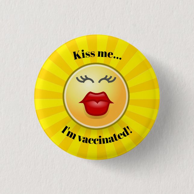 Botón de diseño de vacunas (Anverso)