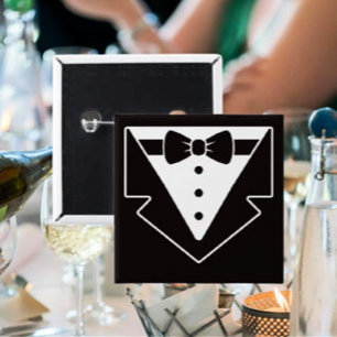 botón de diversión Mini Tuxedo