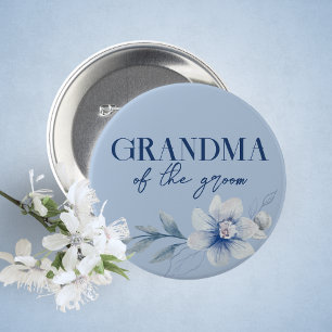 Botón de ducha de la novia azul de Groom