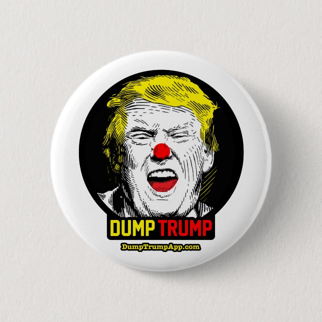 Botón de DumpTrump (Anverso)