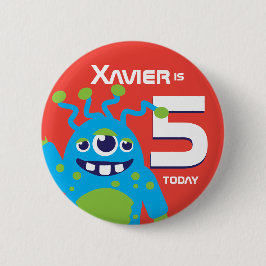 botón de edad de nombre alienígena de tres ojos pa