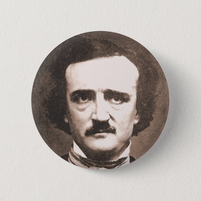Botón de Edgar Allen Poe (Anverso)