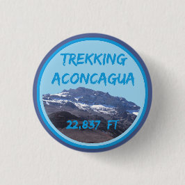 Botón de elevación de altura de la montaña Aconcag