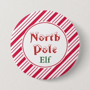 Botón de Elfo del Polo Norte