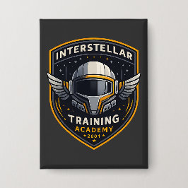 Botón de Emblema de Ciencia Ficción de la Academia