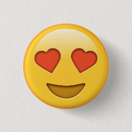 botón de emoji de corazones de amor divertidos