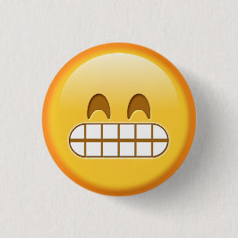 botón de emoji divertida y enfadada
