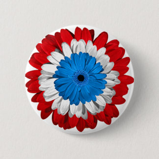 botón de encendido de flor de orgullo americano