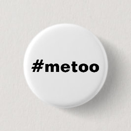 botón de encendido feminista #metoo chica