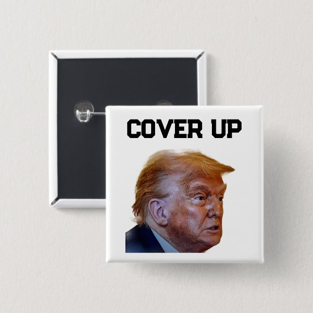 Botón de encubrimiento de Trump (Anverso y reverso)