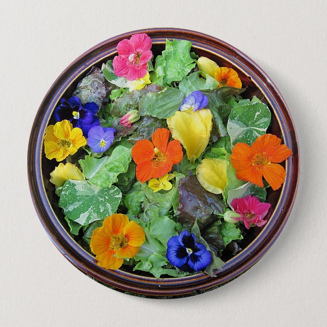 botón de ensalada de flores (Anverso)