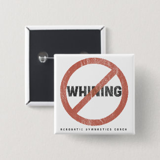 botón de entrenador de gimnasia acrobática