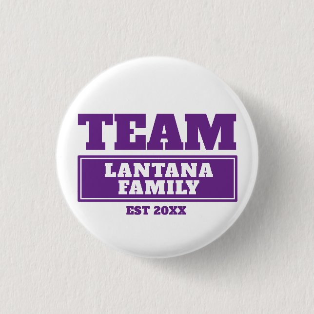 Botón de equipo o familia personalizada en purple (Anverso)