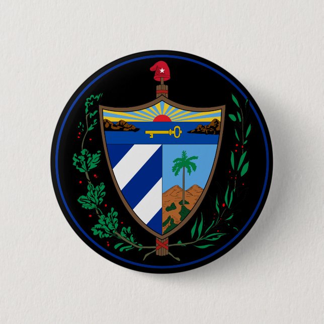 botón de escudo de cuba (Anverso)