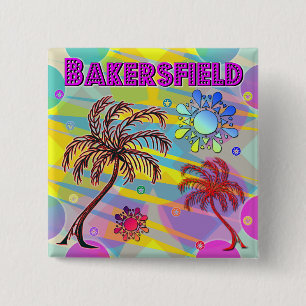 Botón de esperanza y felicidad de Bakersfield
