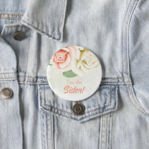 Botón de fiesta de baby shower personalizada Soy l