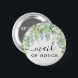 Botón de fiesta de novias de verde suave - doncell<br><div class="desc">Este encantador pin Maid of Honor es perfecto para su soltera o ducha de novia.</div>