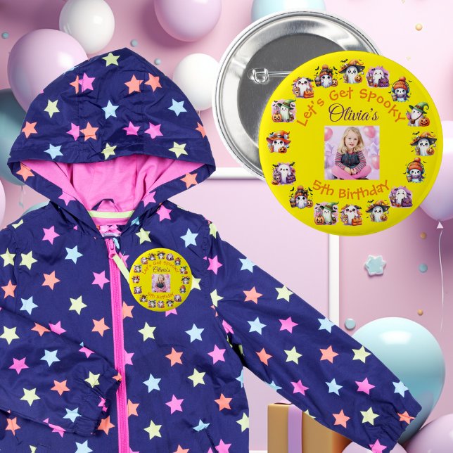 botón de Fiesta del fantasma del café para niños C (Subido por el creador)