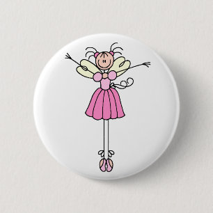 Botón de figura de palito de bailarina