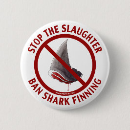 Botón de Finning del tiburón de la prohibición