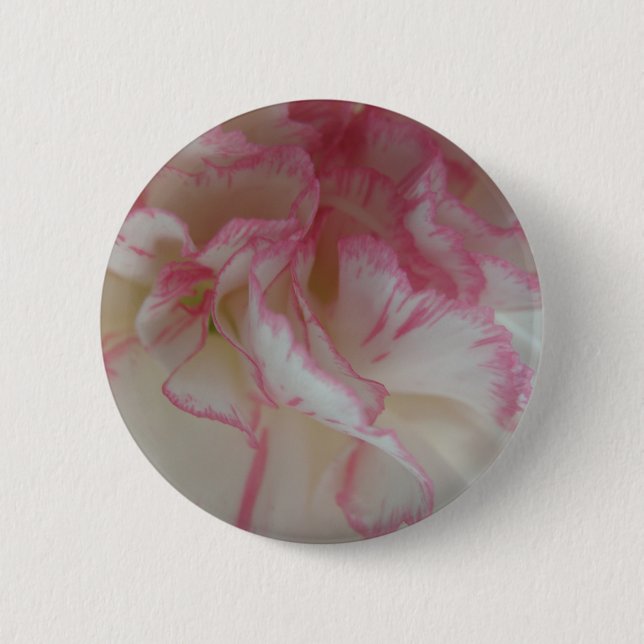 Botón de flor de canal blanco y rosa (Anverso)