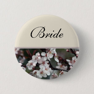 botón de flor de ciruela de boda