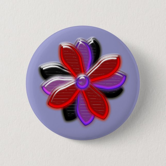 Botón de flor de margarita brillante (Anverso)