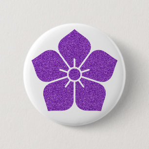 botón de flor Kikyo [Family Crests]