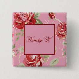 botón de flor rosa roja de cerezo