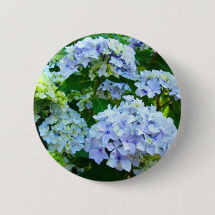 Botón de Flores de Hortensias Azules Hortensias Ja