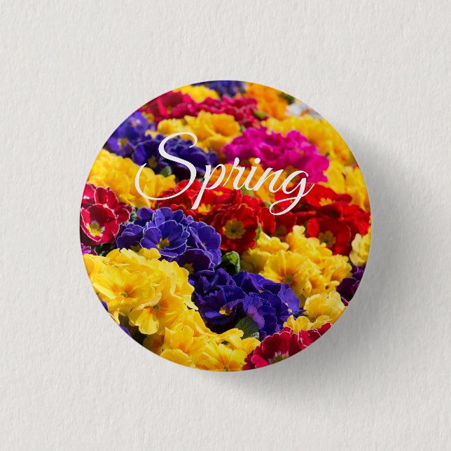 Botón de flores de primavera (Anverso)